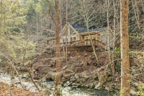 Idyllic Creekside Bryson City Gem with Hot Tub!